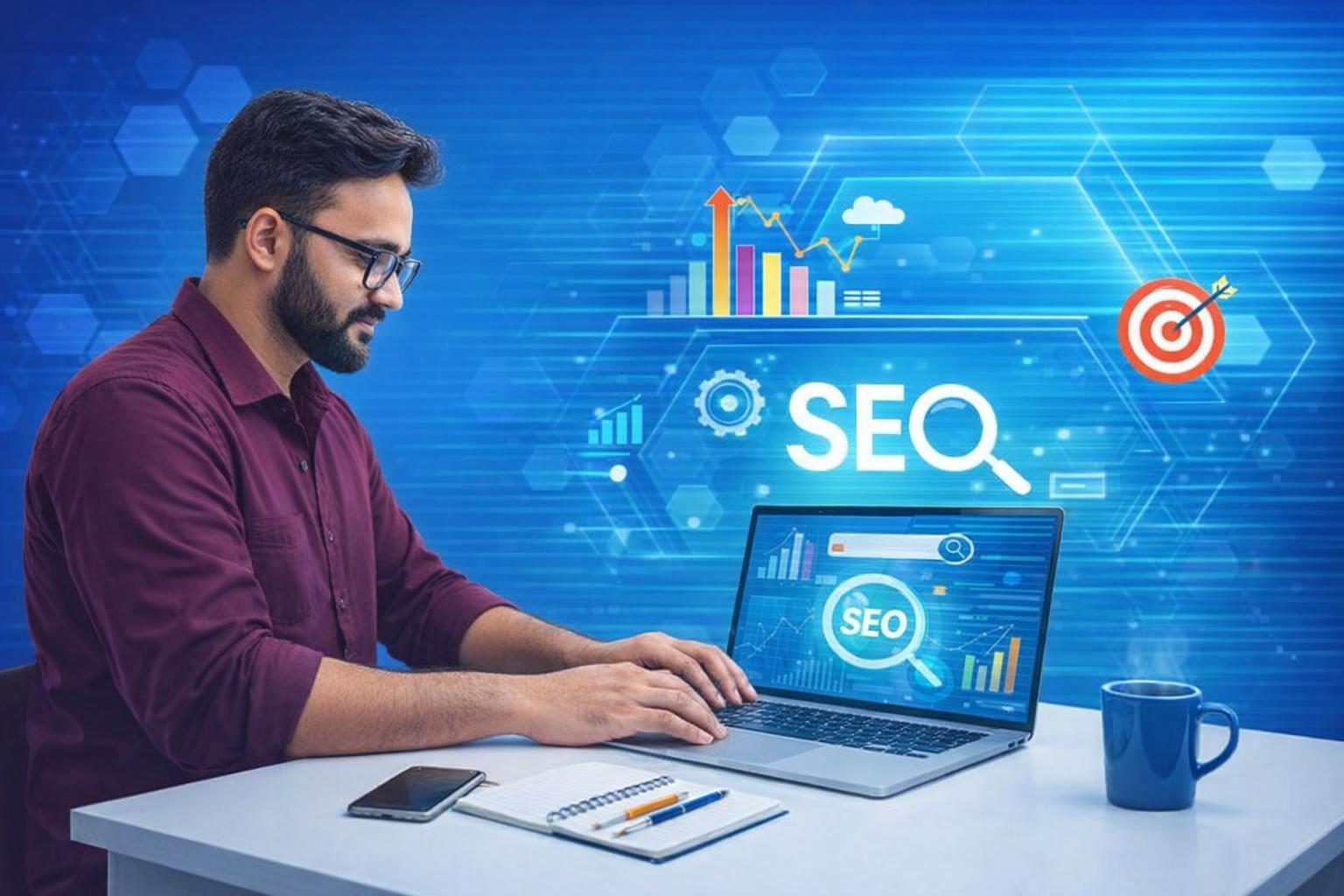 Top-rated instructor delivering insights during an advanced SEO workshop.