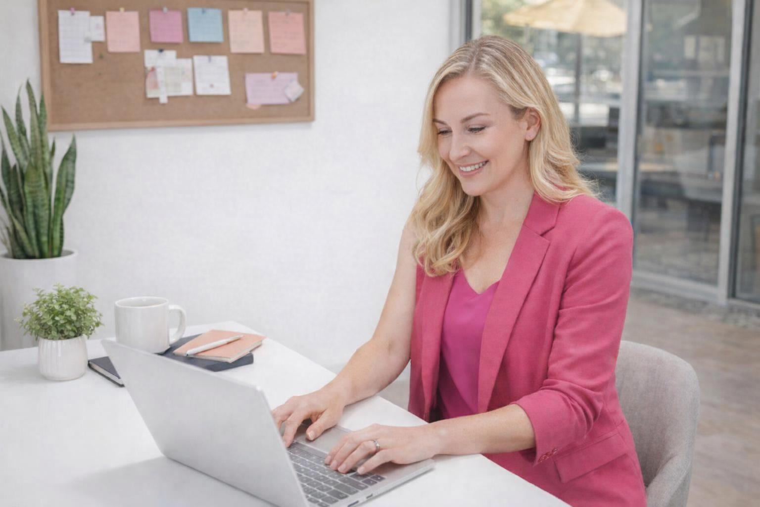 Business consultant providing SEO guidance to a company executive.