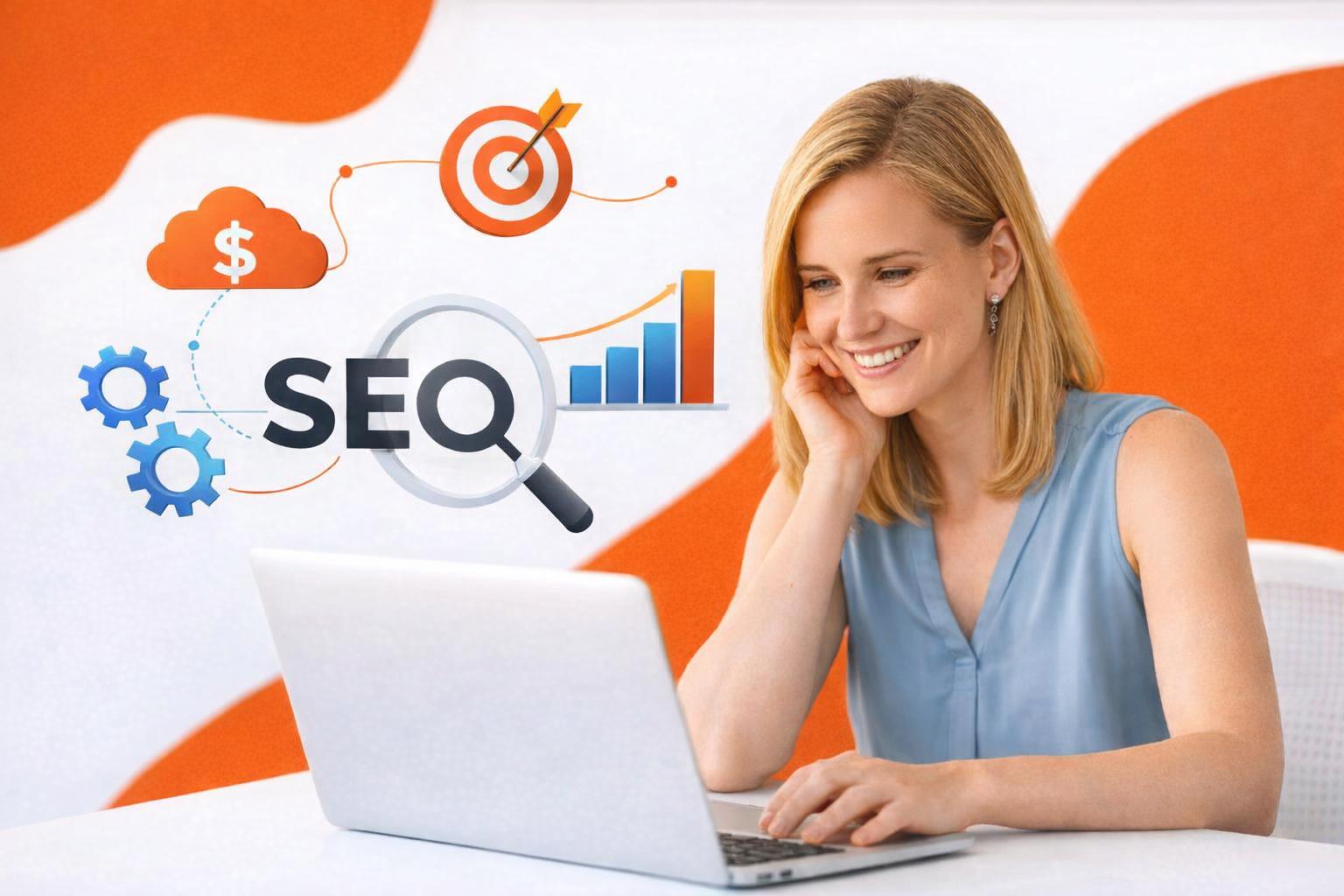 A digital platform displaying various tools and resources for search engine optimization learners.