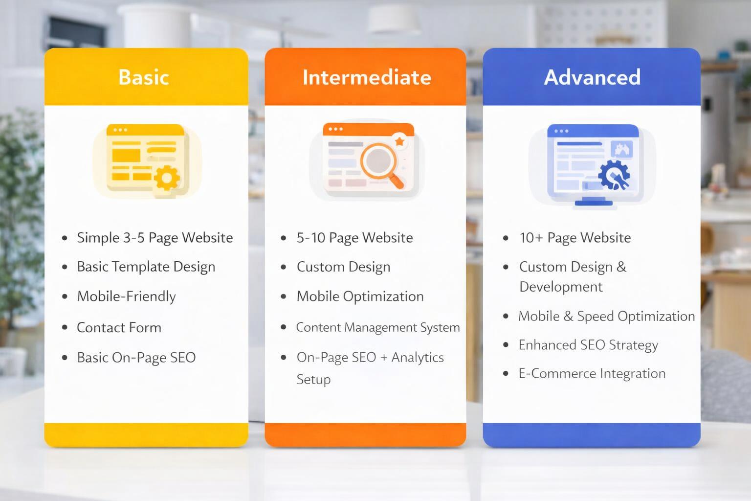 A consultant explaining different pricing tiers to a potential client.