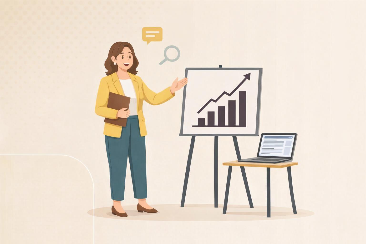 Entrepreneurs discussing strategies for increasing company growth through SEO.