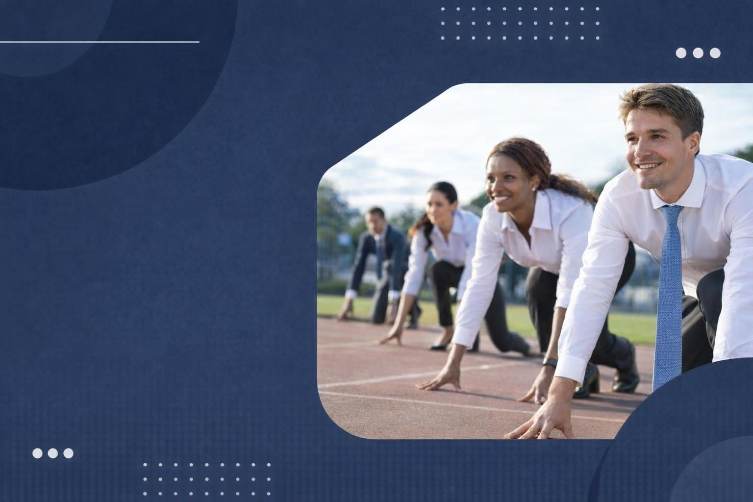 A corporate team engaging in a workshop to enhance their online presence.