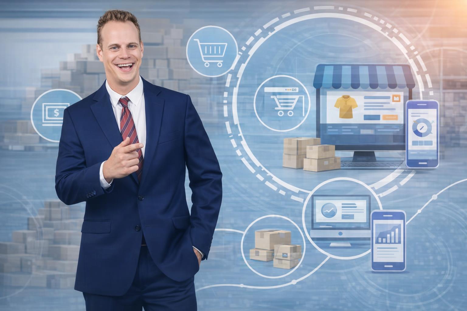 Expert guiding a team on enhancing marketing strategies for online retail platforms.