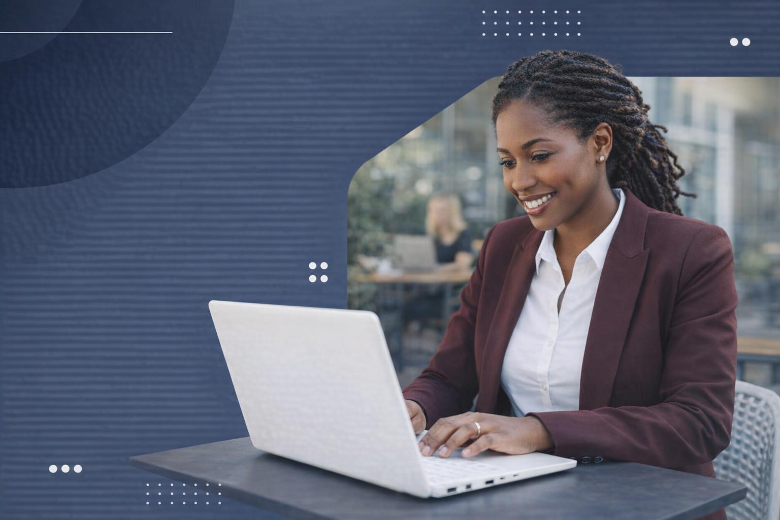 A professional guiding business owners on optimizing their digital strategies.