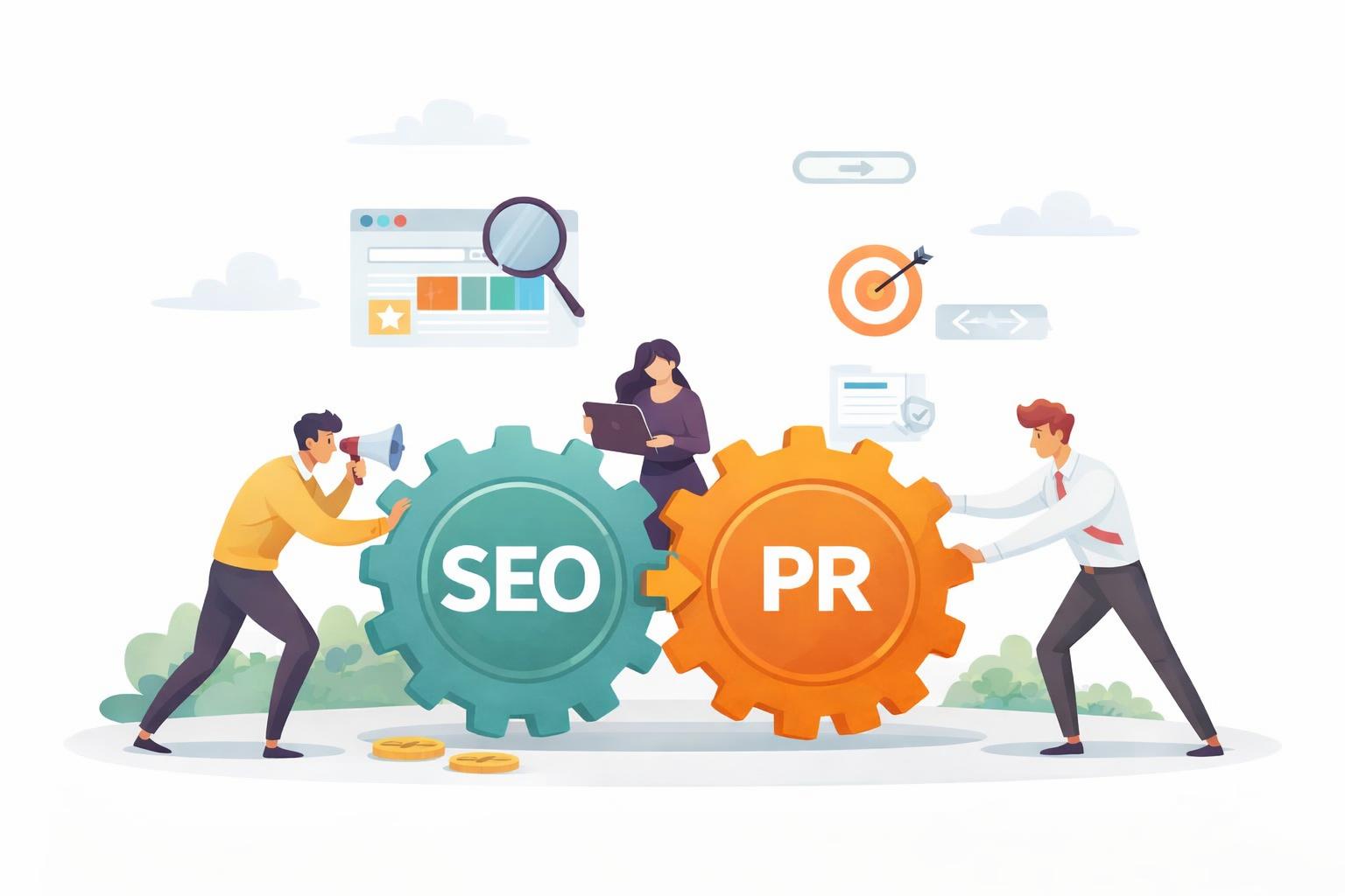 A public relations team learning about integrating SEO into their communication strategies.