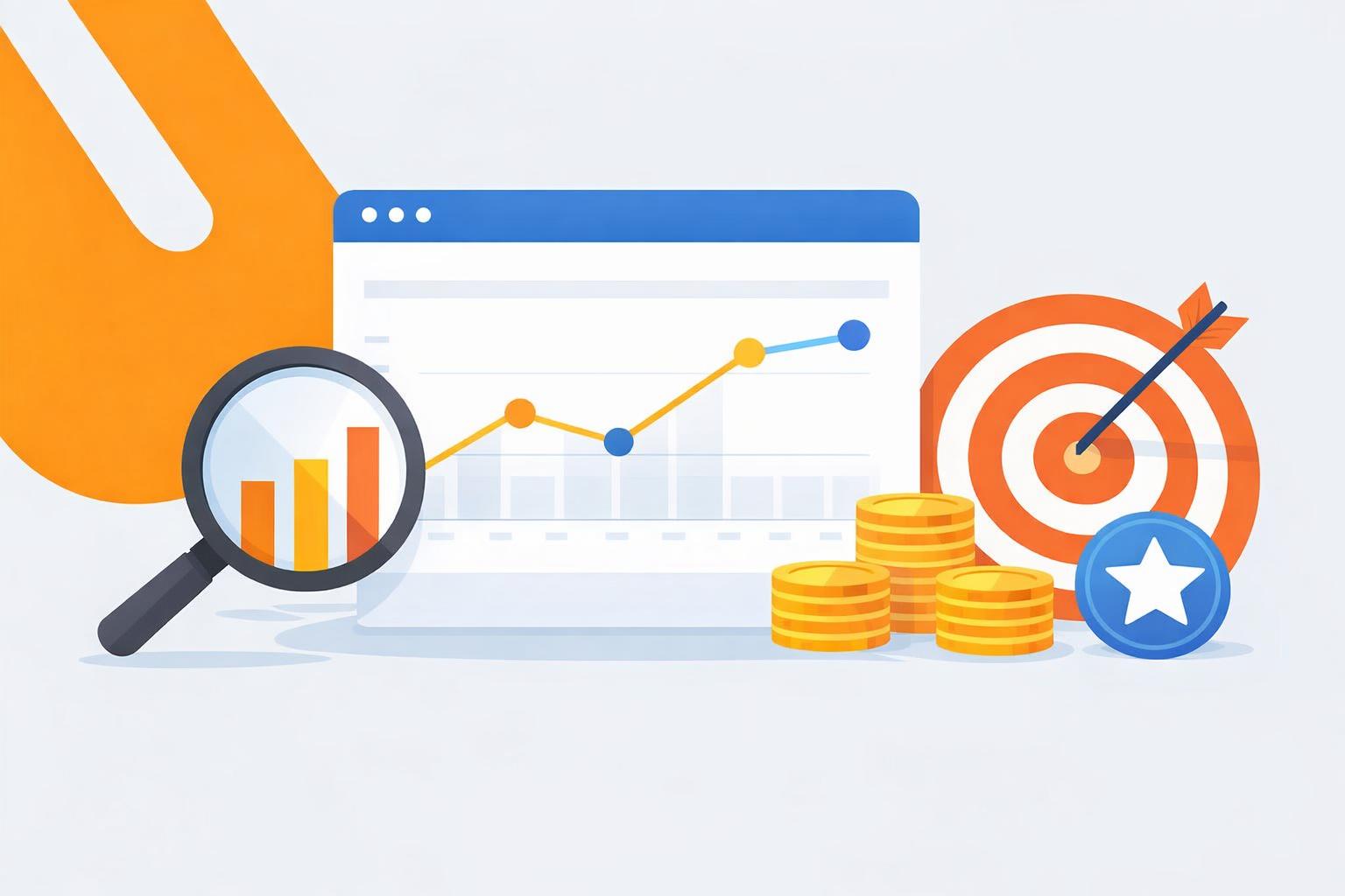 A professional presenting SEO performance charts during a coaching session.