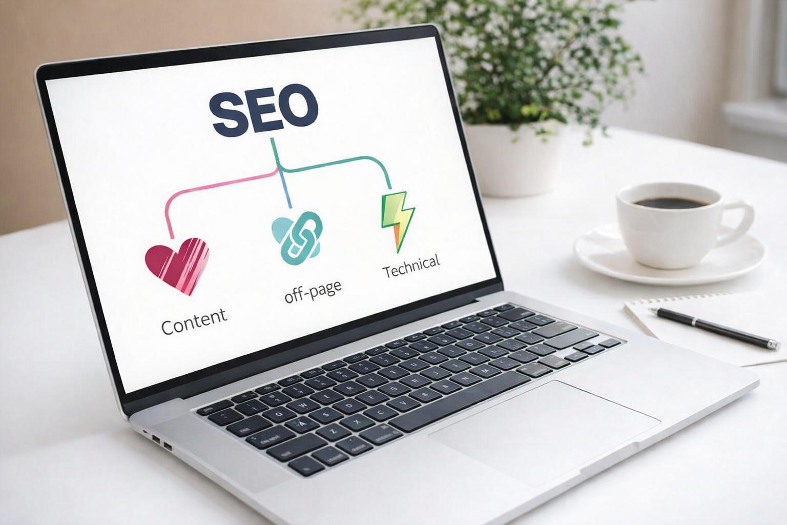 A mentor identifying new SEO growth and development opportunities.