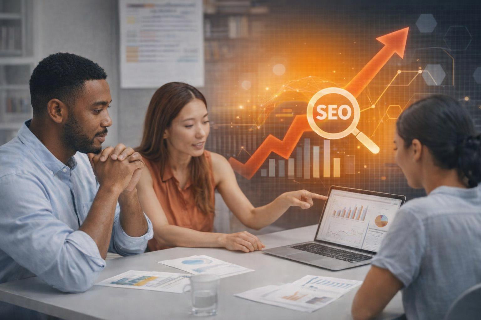 A marketing strategist outlining a comprehensive search engine optimization plan.