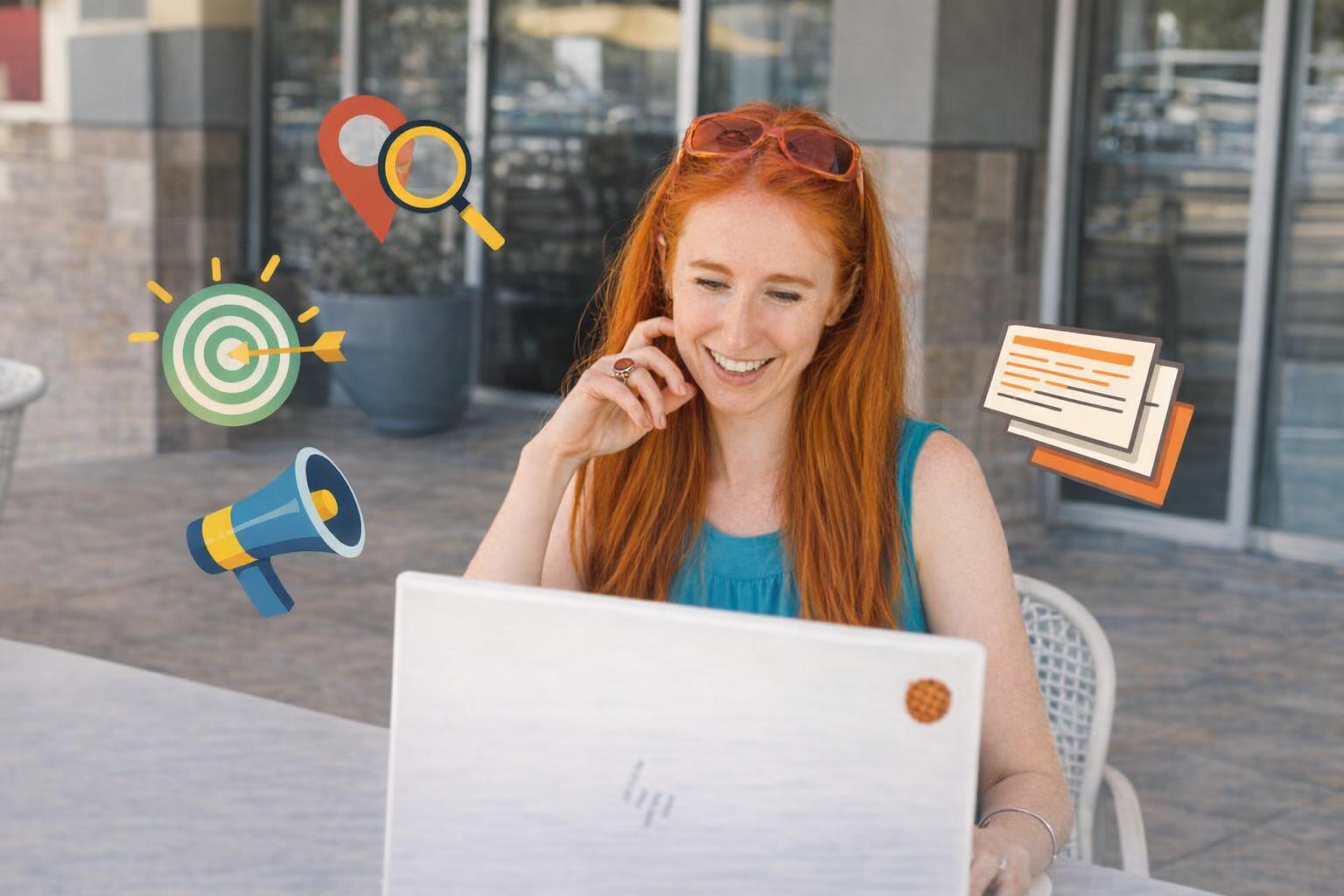 Educator presenting a comprehensive library of SEO tools and guides.