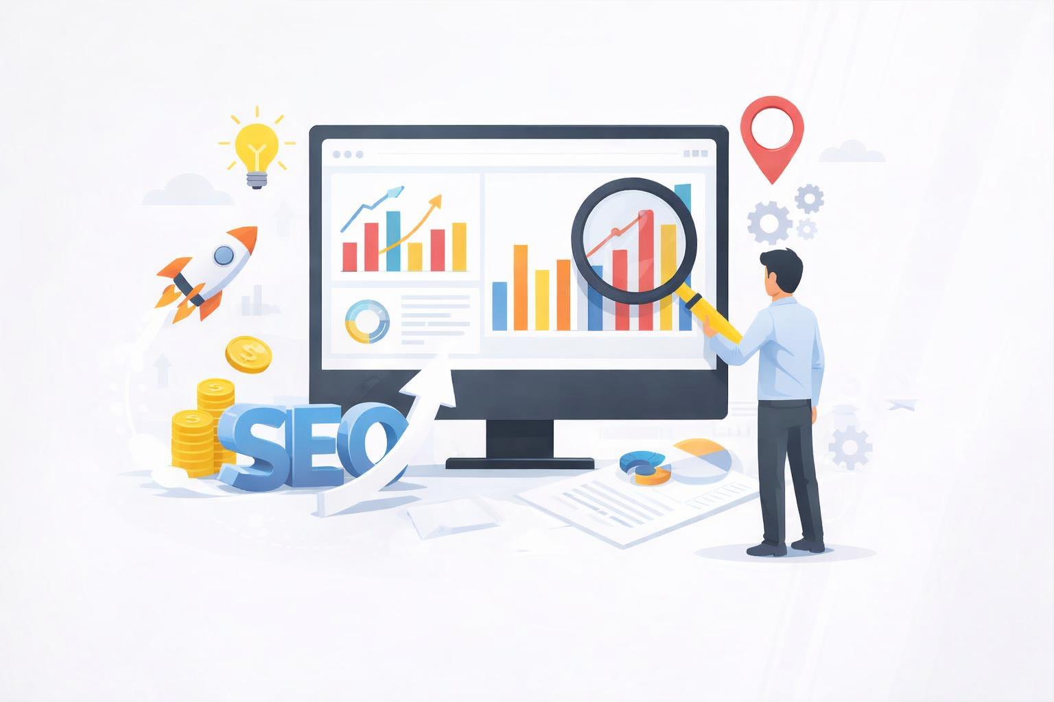 A mentor teaching methods to increase website visitors through effective strategies.